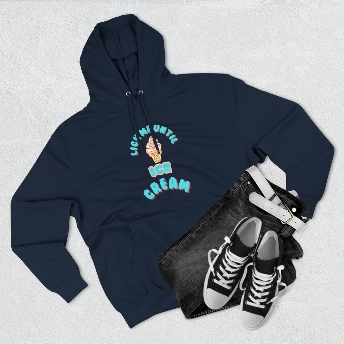 Locke Me Until Ice Cream Fleece Hoodie