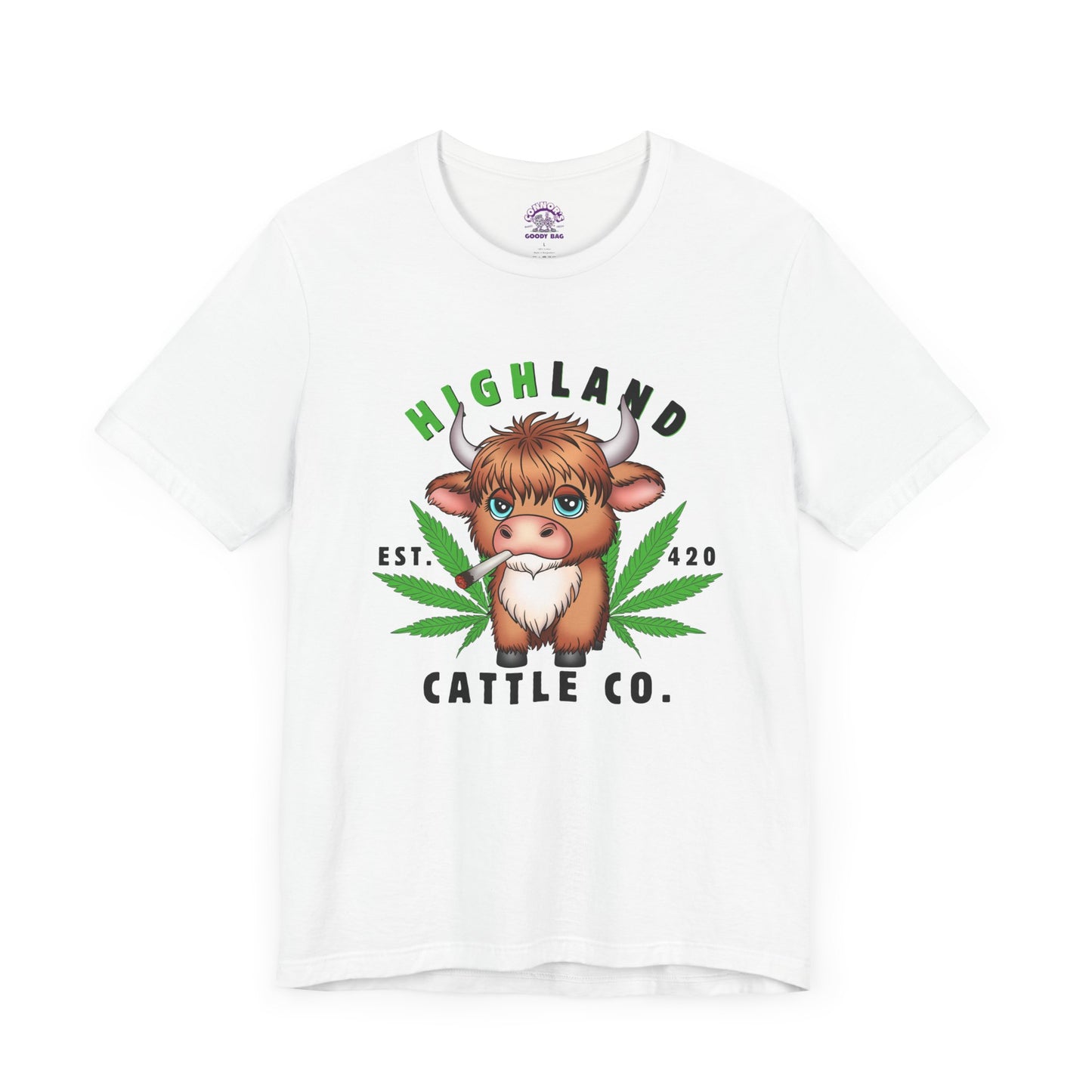 Highland Cattle Weed Shirt – A Highland High Vibe!