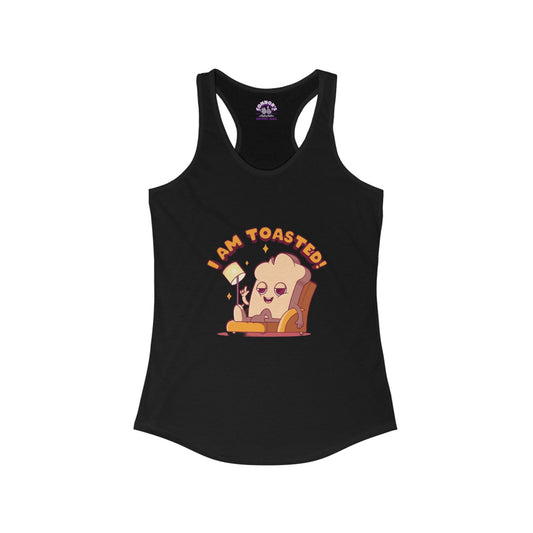 I Am Toasted Racerback Tank