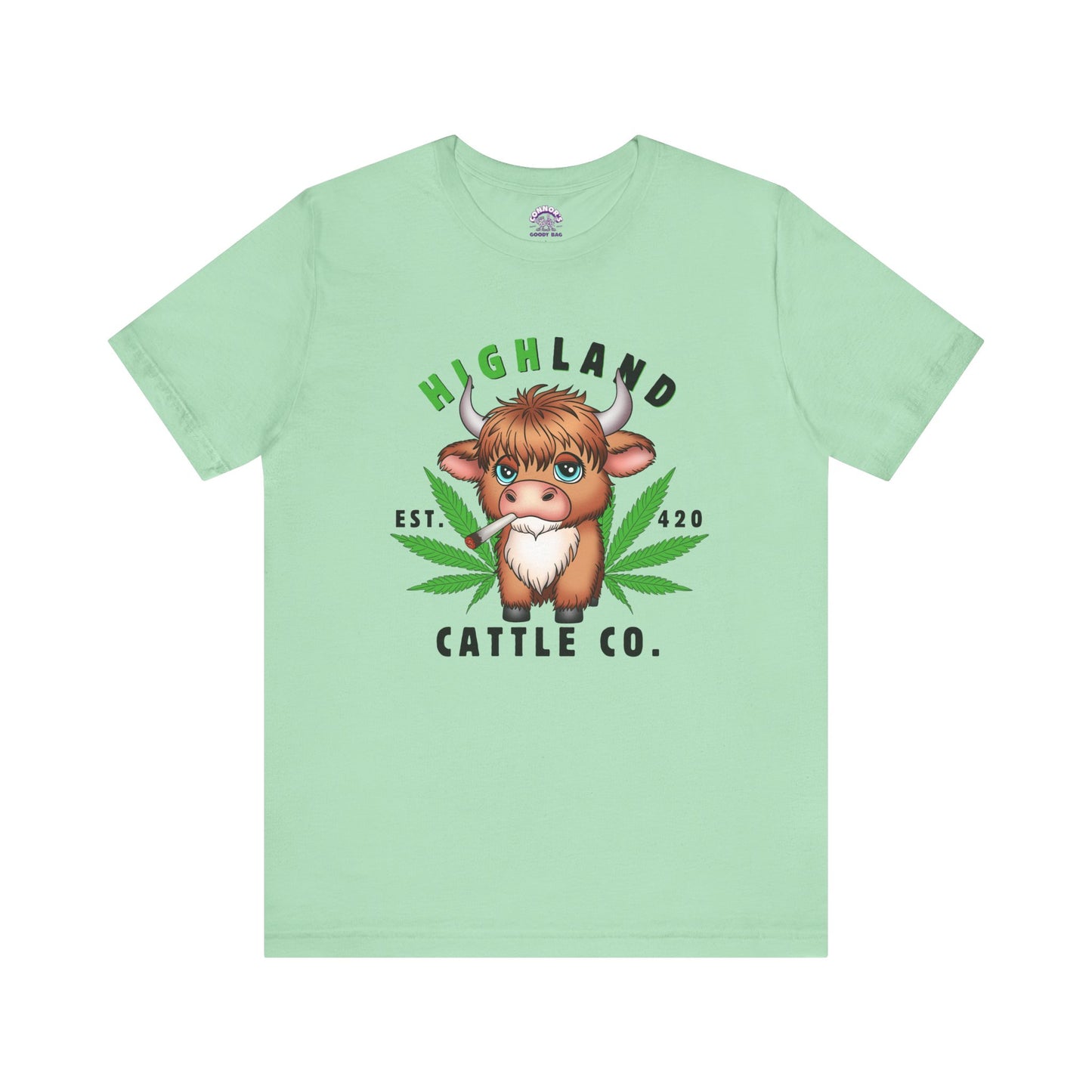 Highland Cattle Weed Shirt – A Highland High Vibe!