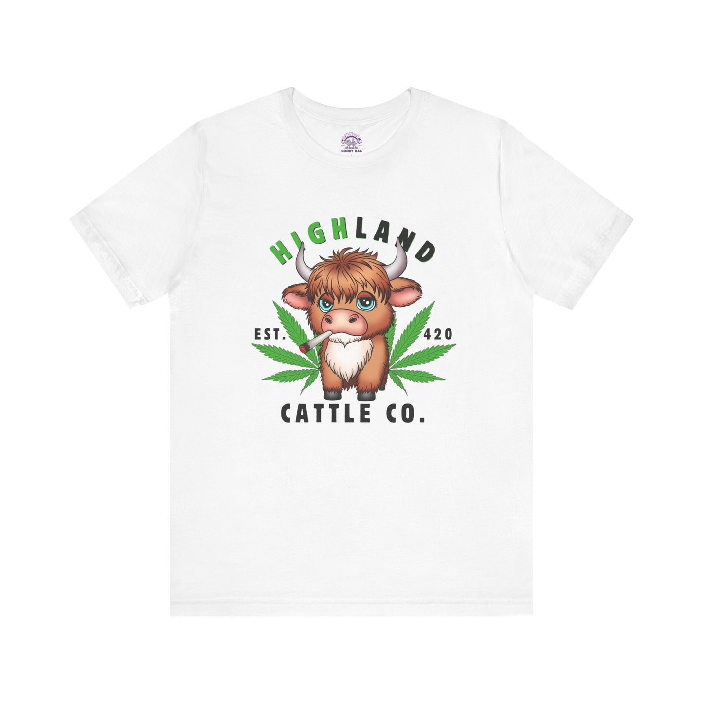 Highland Cattle Weed Shirt – A Highland High Vibe!