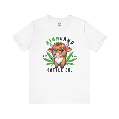 Highland Cattle Weed Shirt – A Highland High Vibe!