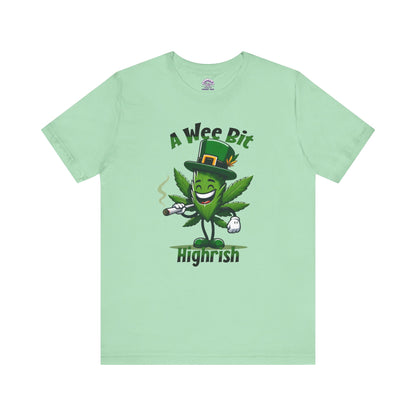 Highrish Leprechaun Weed Shirt – A Wee Bit High and Lucky!