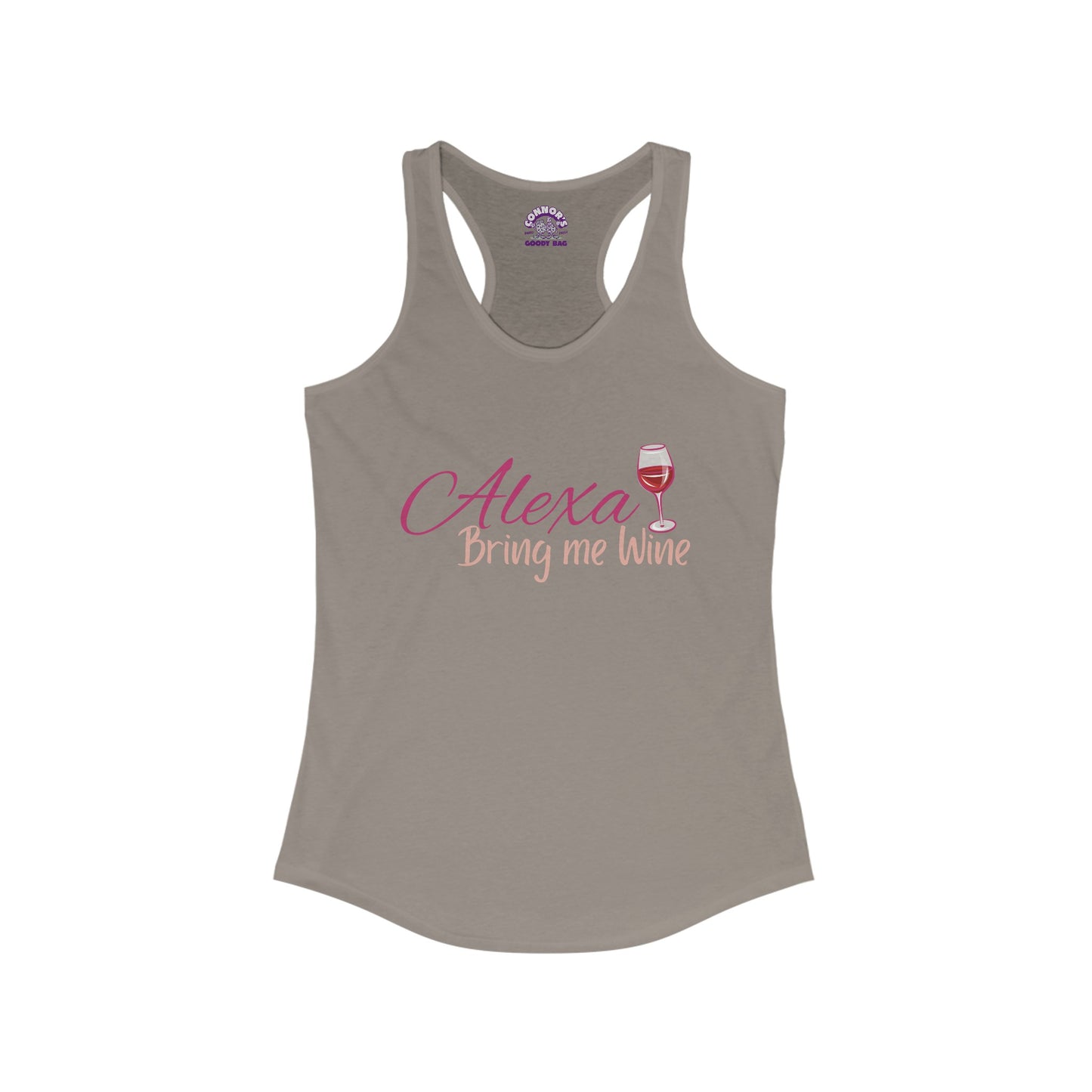 Alexa, Bring Me Wine Racerback Tank