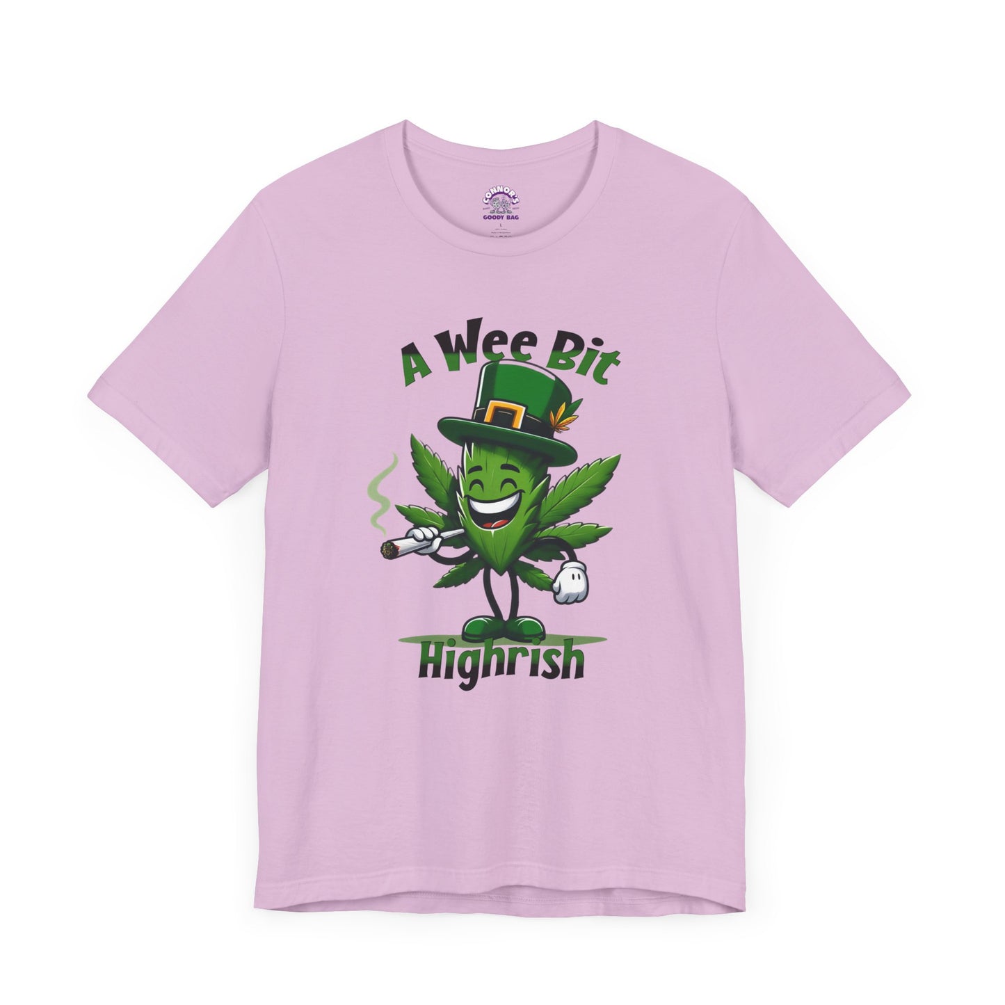 Highrish Leprechaun Weed Shirt – A Wee Bit High and Lucky!