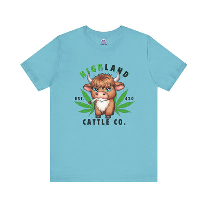 Highland Cattle Weed Shirt – A Highland High Vibe!