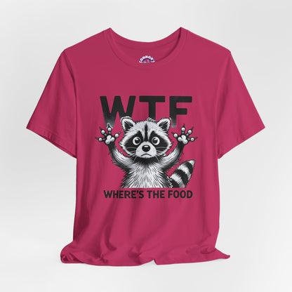 Where's The Food Raccoon Tee