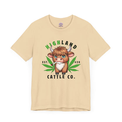 Highland Cattle Weed Shirt – A Highland High Vibe!