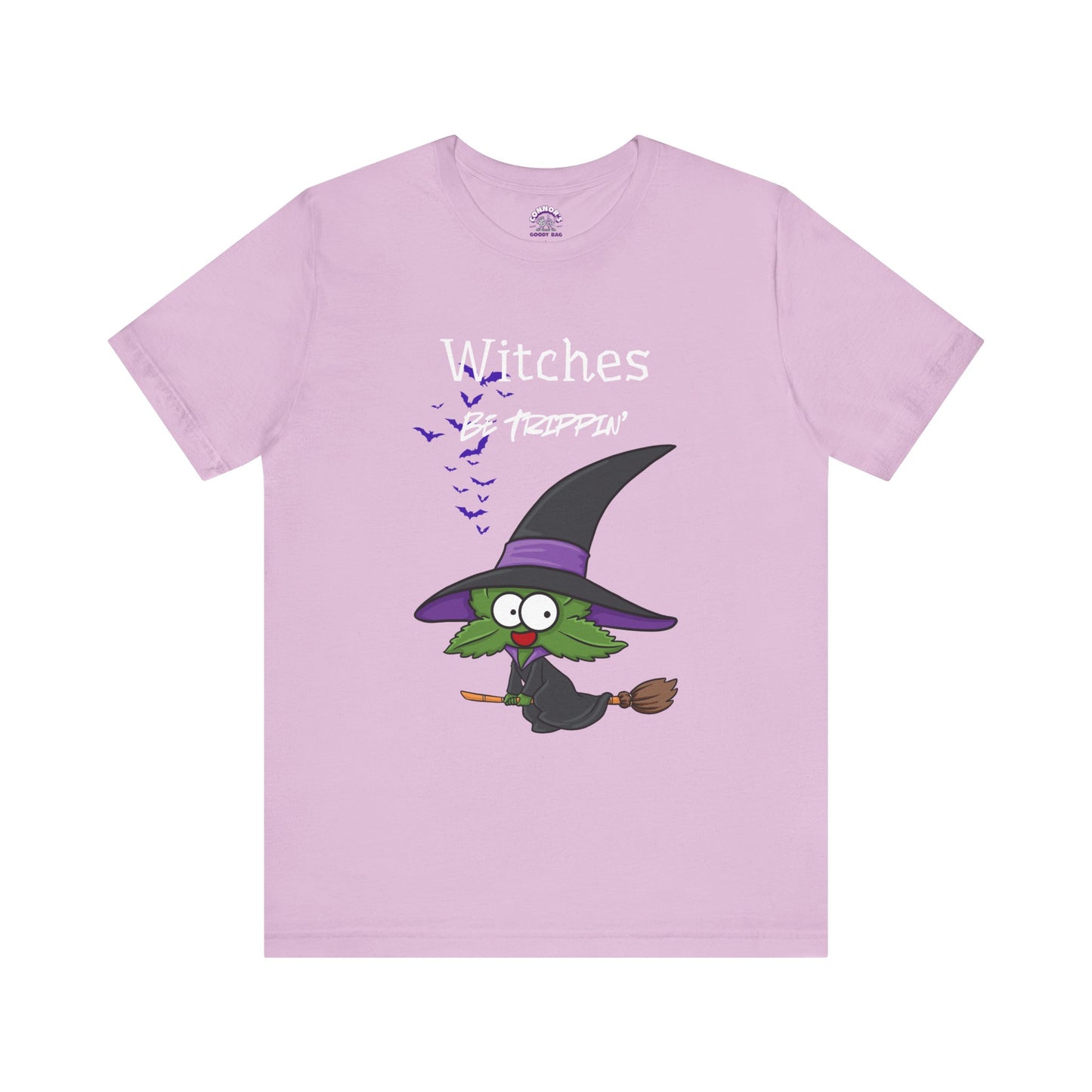 Weed Witch Witches Be Trippin' Halloween Tee