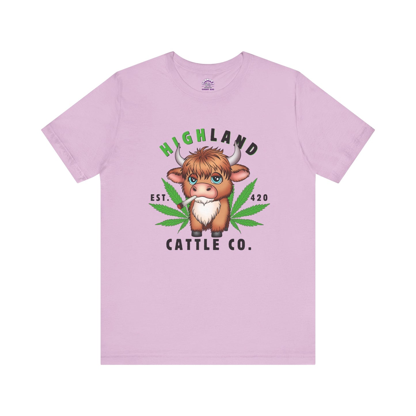 Highland Cattle Weed Shirt – A Highland High Vibe!