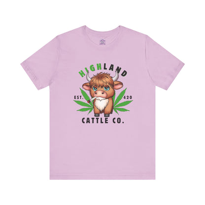 Highland Cattle Weed Shirt – A Highland High Vibe!