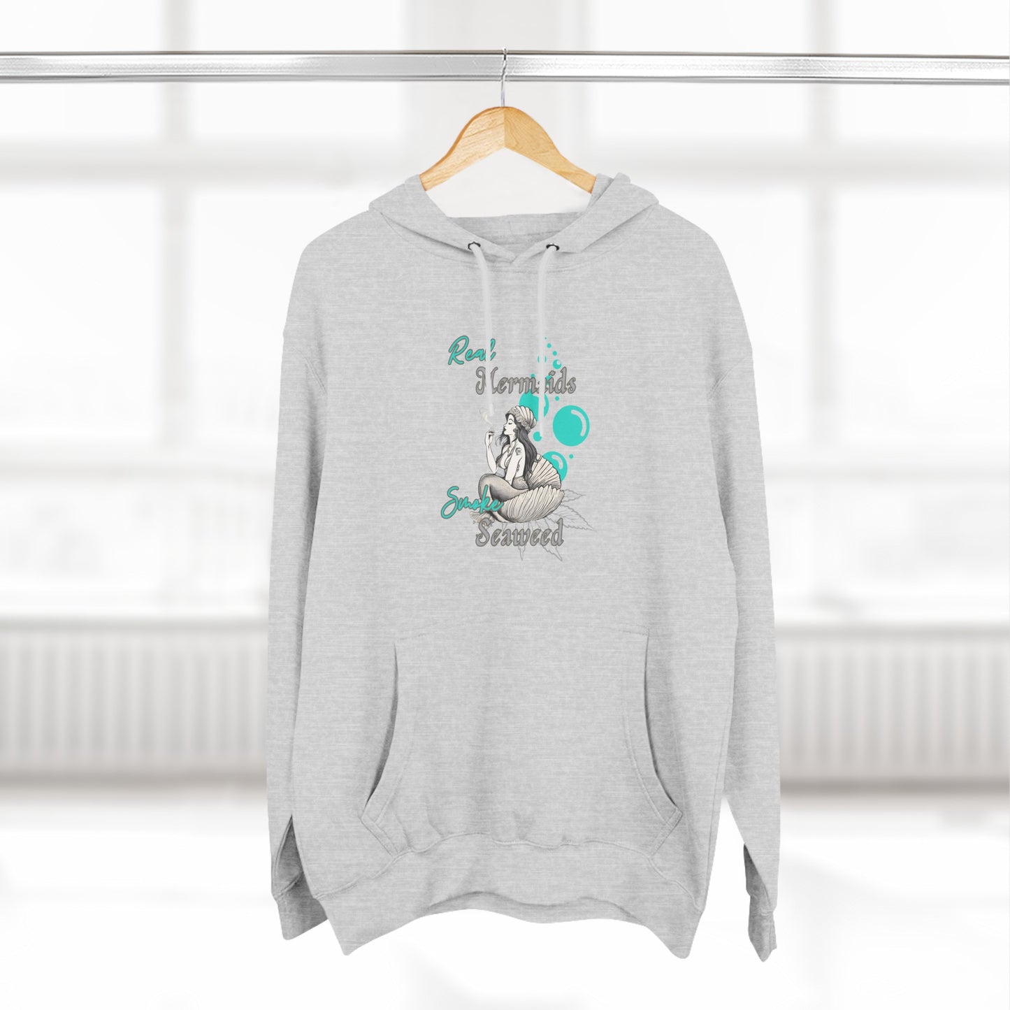 Real Mermaids Smoke Seaweed Fleece Hoodie