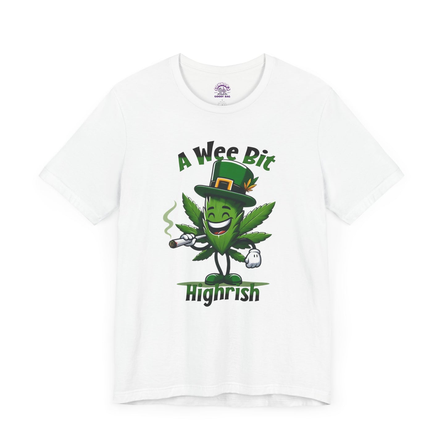 Highrish Leprechaun Weed Shirt – A Wee Bit High and Lucky!