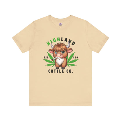 Highland Cattle Weed Shirt – A Highland High Vibe!