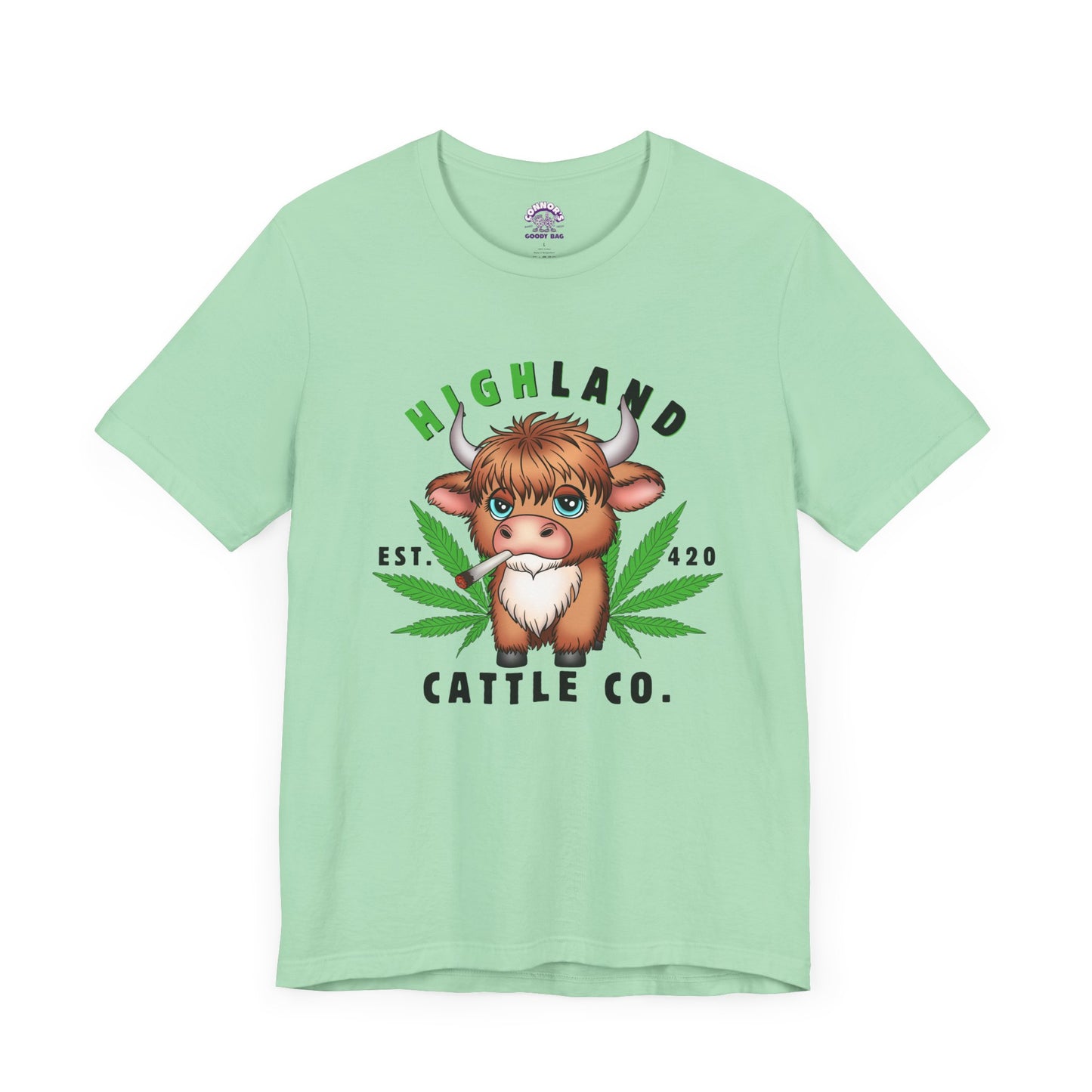 Highland Cattle Weed Shirt – A Highland High Vibe!