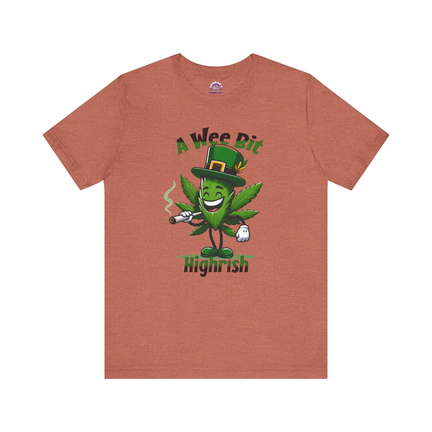 Highrish Leprechaun Weed Shirt – A Wee Bit High and Lucky!