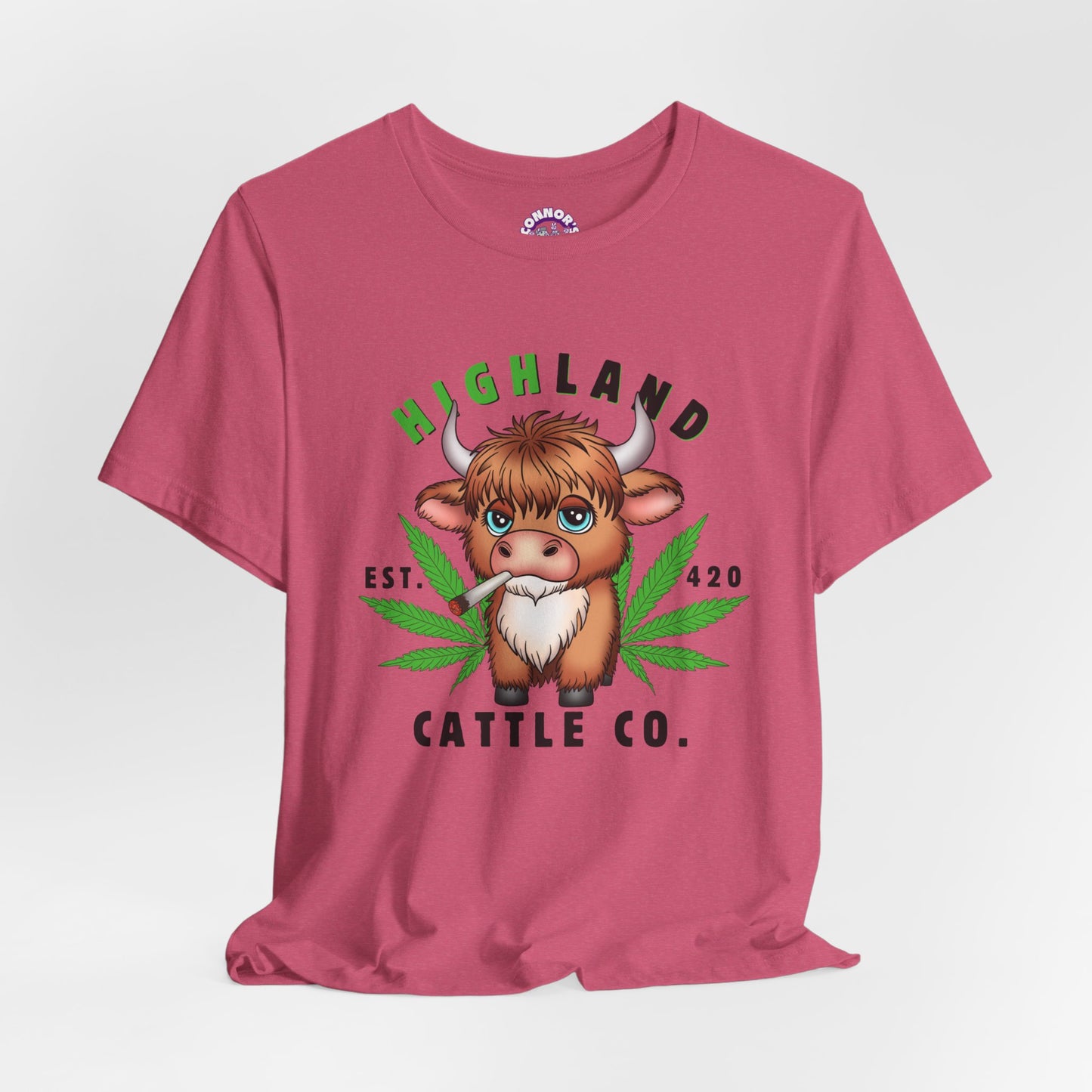 Highland Cattle Weed Shirt – A Highland High Vibe!