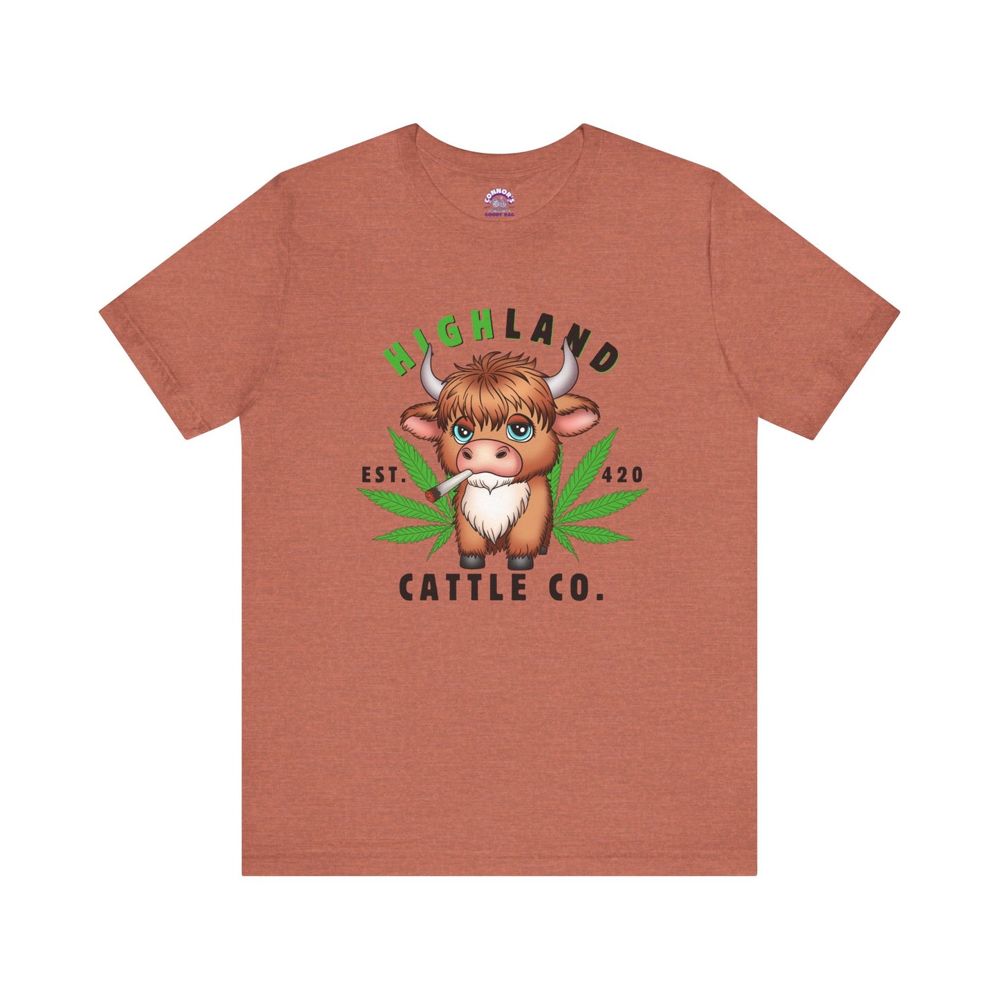 Highland Cattle Weed Shirt – A Highland High Vibe!