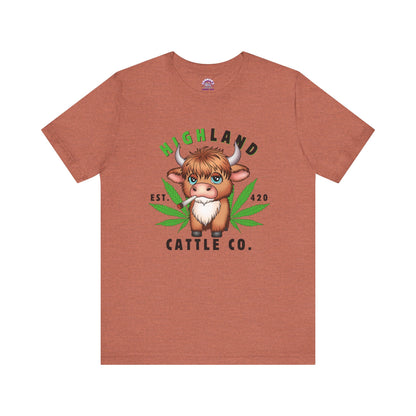 Highland Cattle Weed Shirt – A Highland High Vibe!