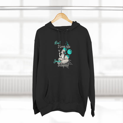 Real Mermaids Smoke Seaweed Fleece Hoodie