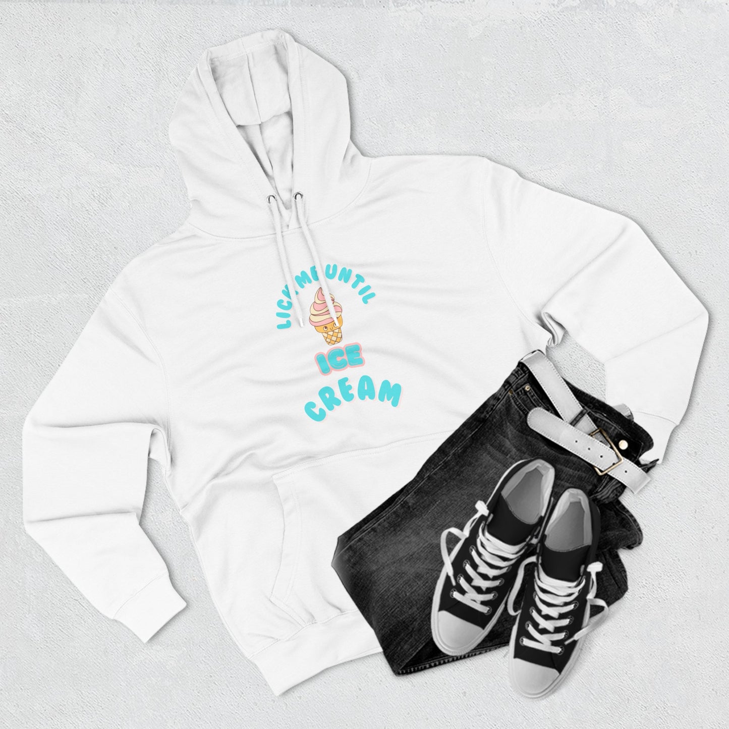 Locke Me Until Ice Cream Fleece Hoodie