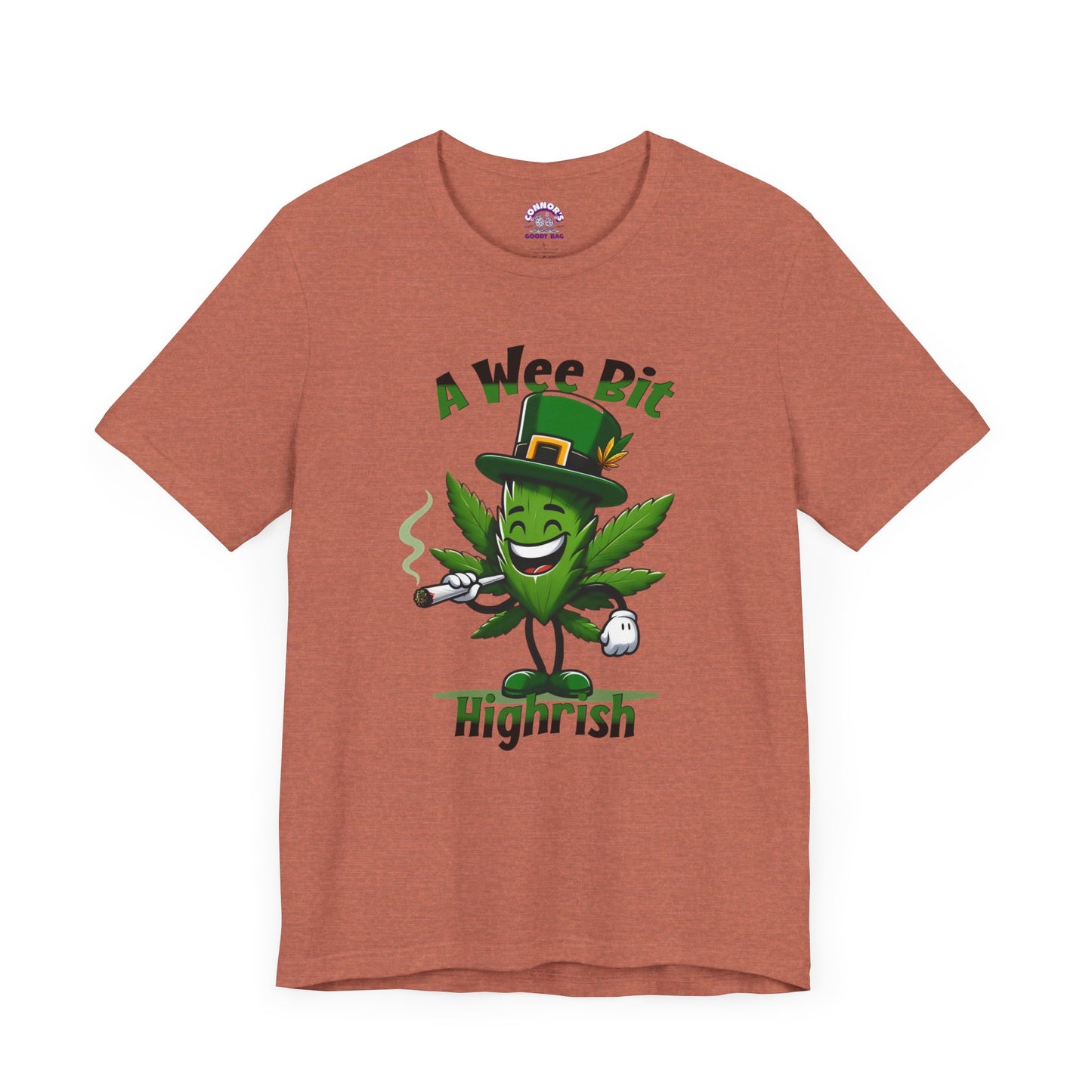 Highrish Leprechaun Weed Shirt – A Wee Bit High and Lucky!