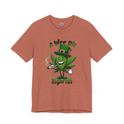 Highrish Leprechaun Weed Shirt – A Wee Bit High and Lucky!