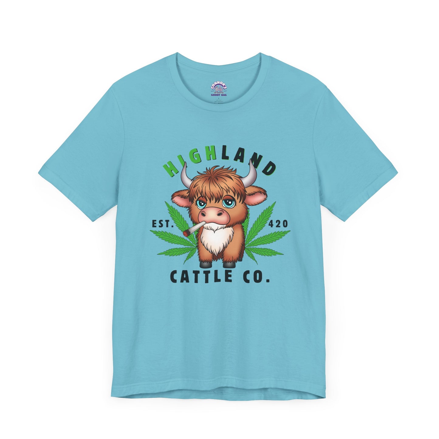 Highland Cattle Weed Shirt – A Highland High Vibe!