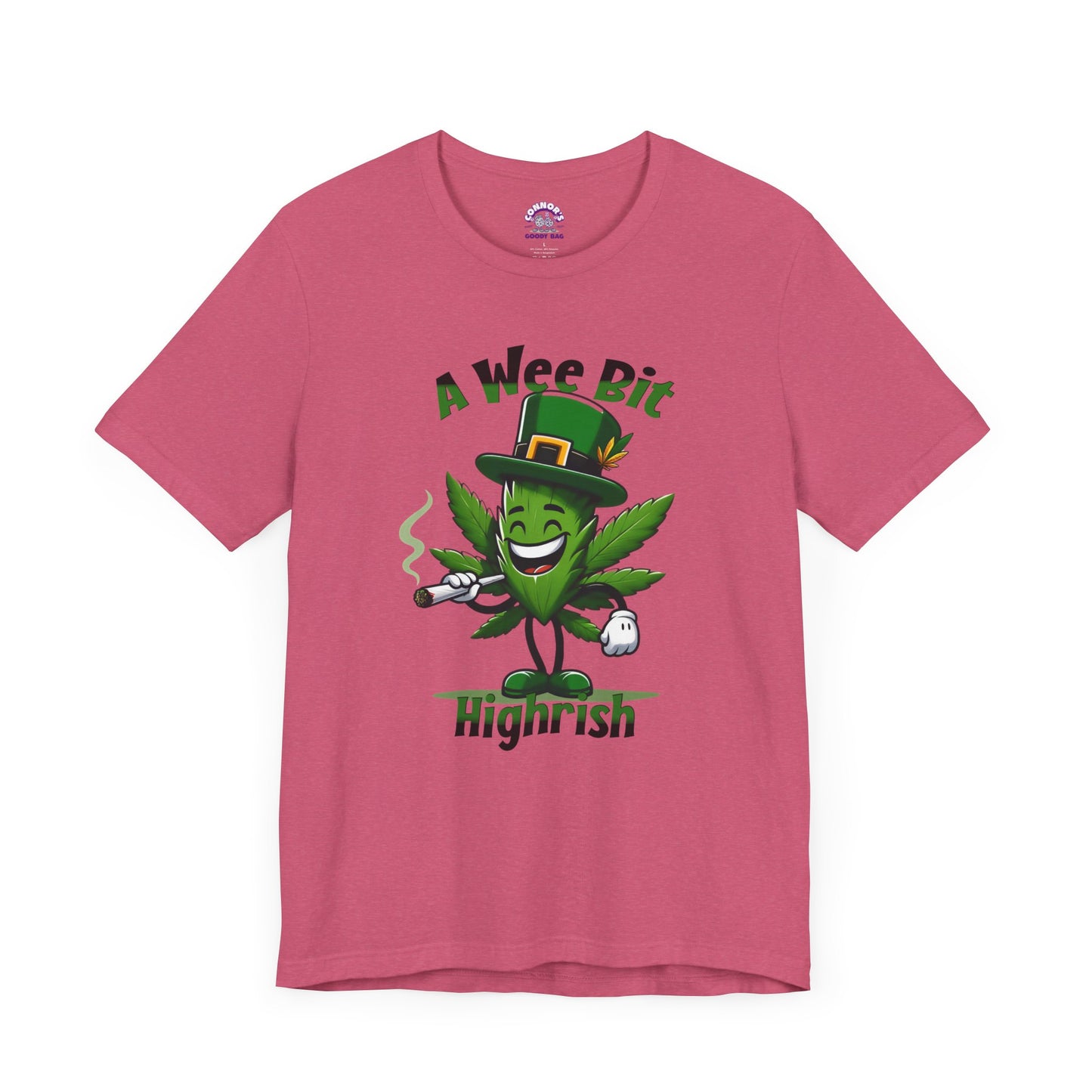 Highrish Leprechaun Weed Shirt – A Wee Bit High and Lucky!