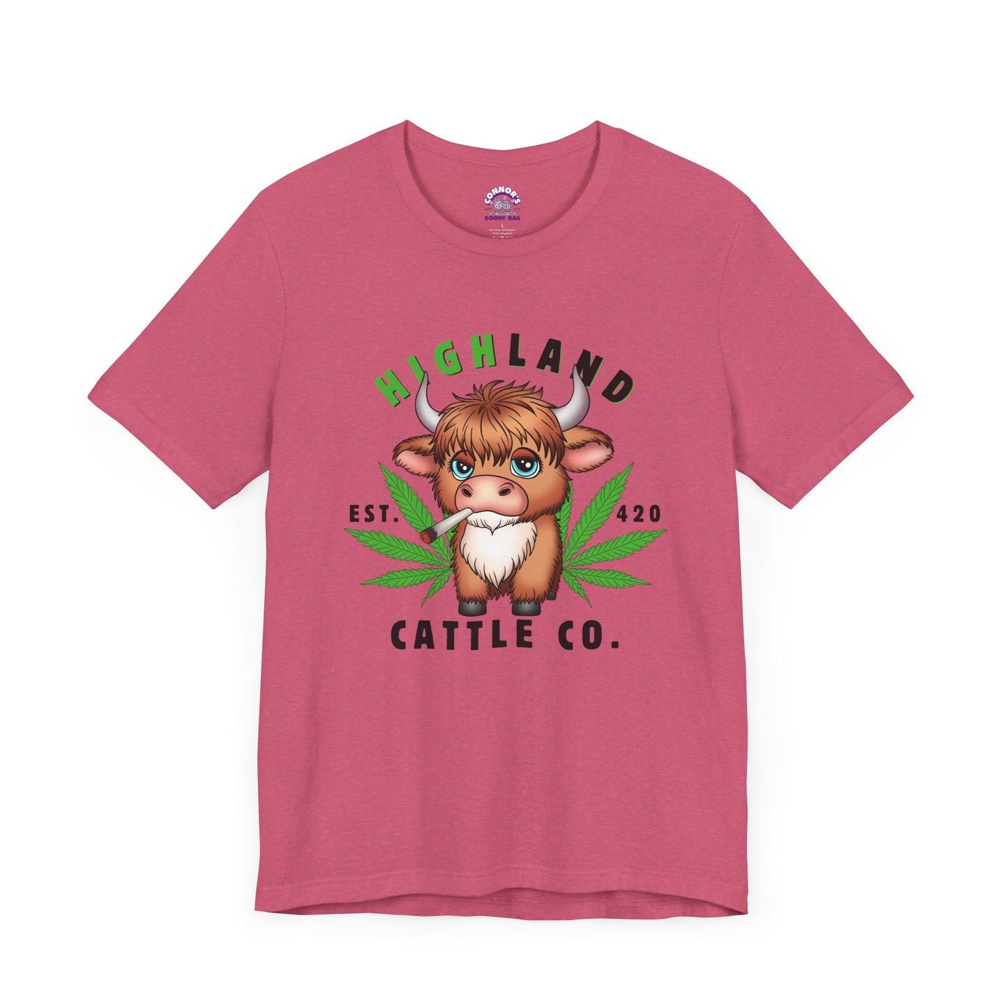 Highland Cattle Weed Shirt – A Highland High Vibe!