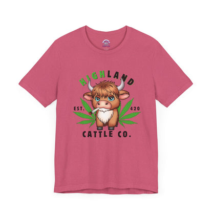 Highland Cattle Weed Shirt – A Highland High Vibe!