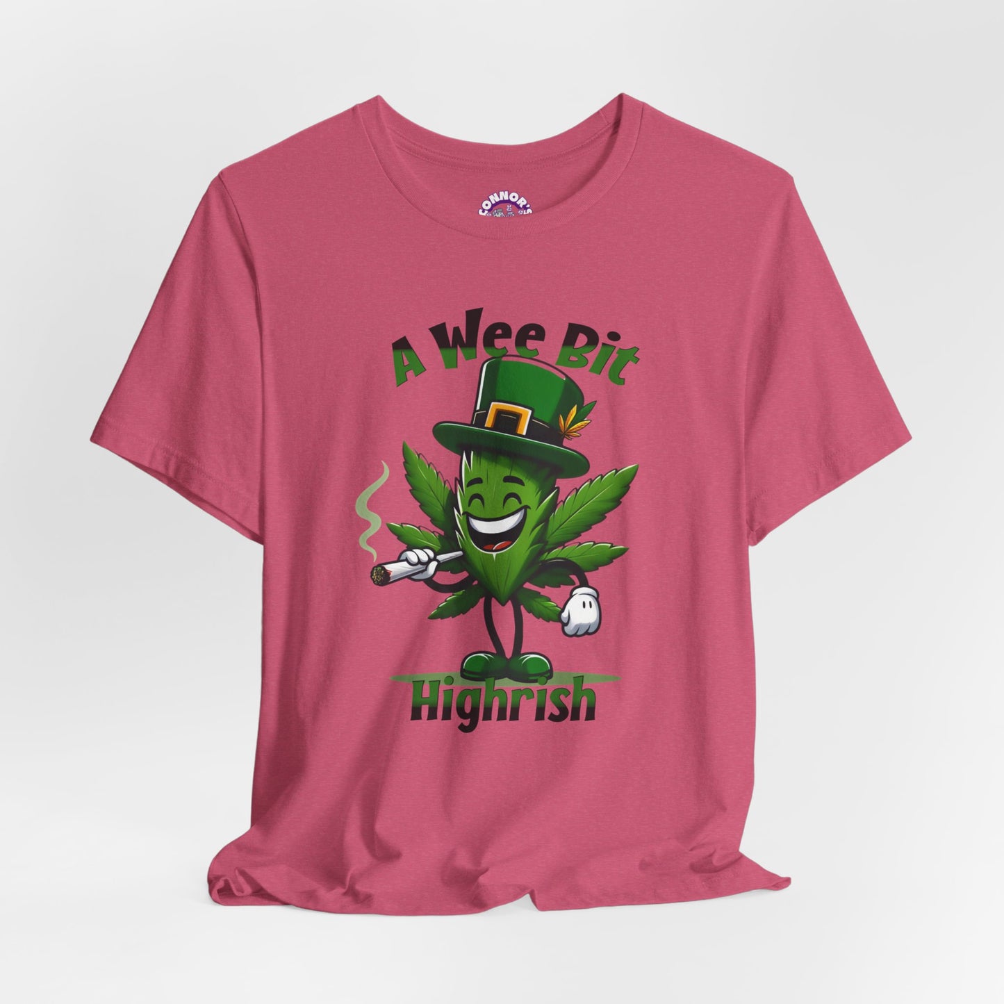 Highrish Leprechaun Weed Shirt – A Wee Bit High and Lucky!