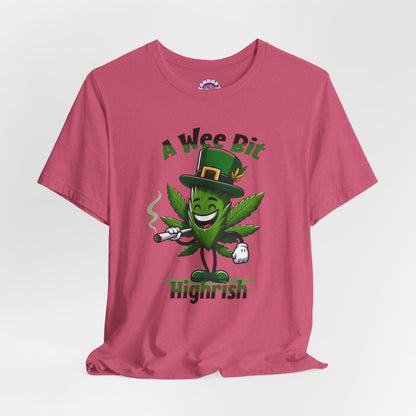 Highrish Leprechaun Weed Shirt – A Wee Bit High and Lucky!