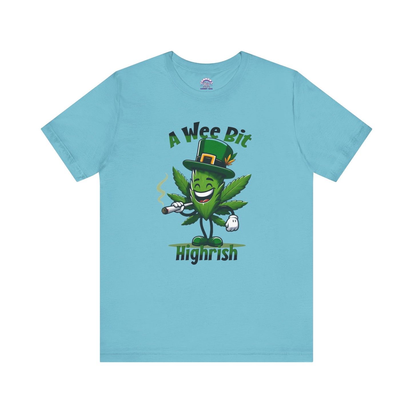 Highrish Leprechaun Weed Shirt – A Wee Bit High and Lucky!