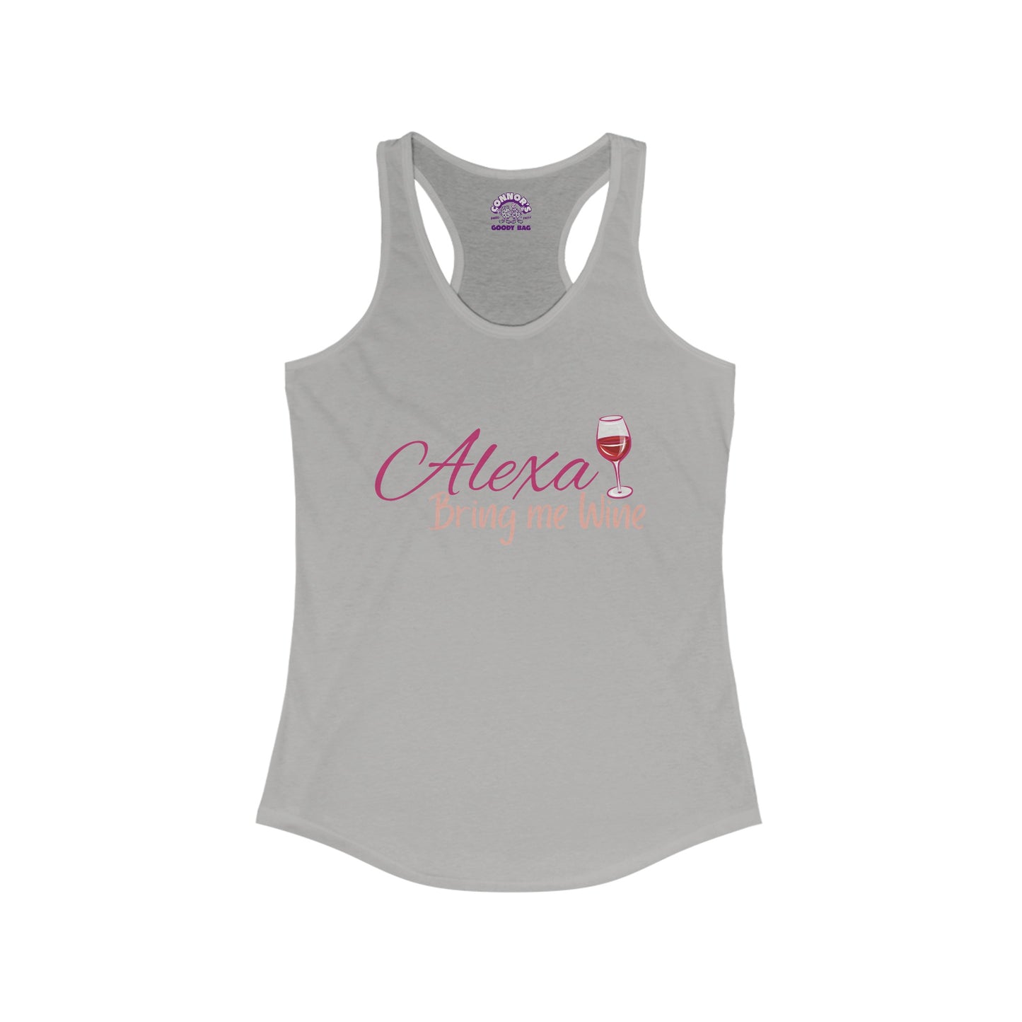 Alexa, Bring Me Wine Racerback Tank