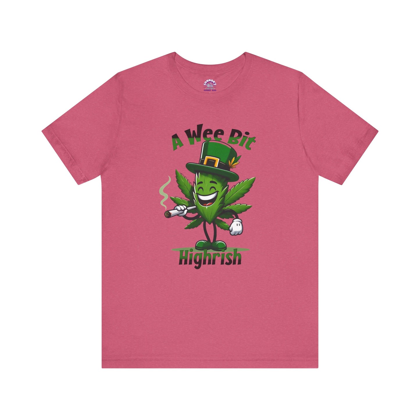 Highrish Leprechaun Weed Shirt – A Wee Bit High and Lucky!