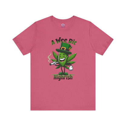 Highrish Leprechaun Weed Shirt – A Wee Bit High and Lucky!