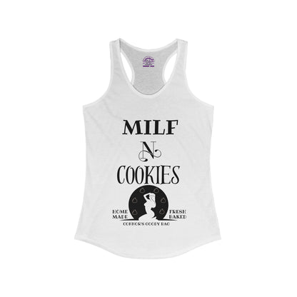 MILF N Cookies Racerback Tank