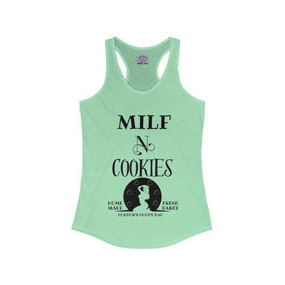 MILF N Cookies Racerback Tank