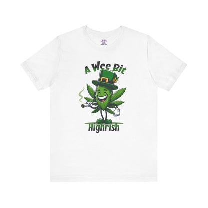 Highrish Leprechaun Weed Shirt – A Wee Bit High and Lucky!