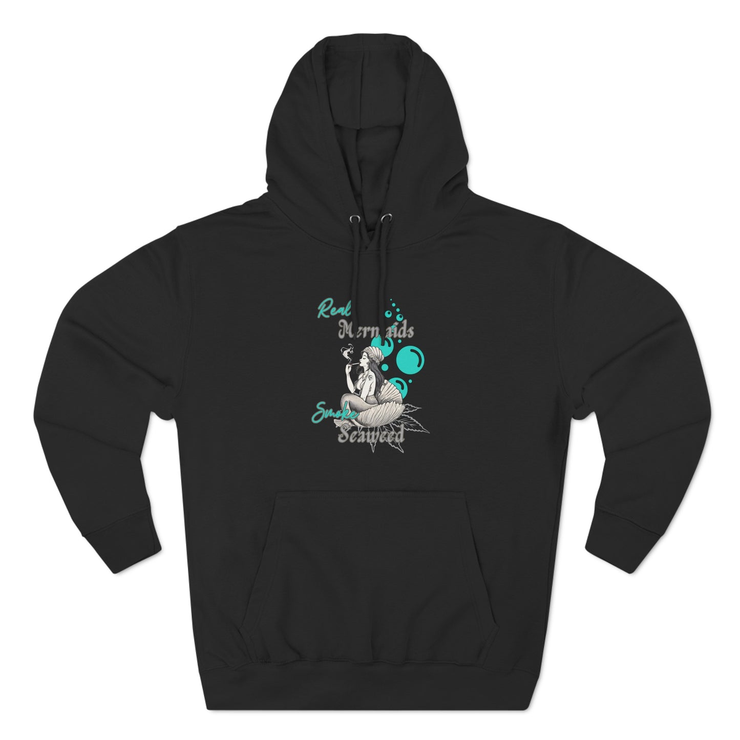 Real Mermaids Smoke Seaweed Fleece Hoodie