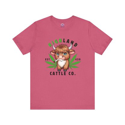 Highland Cattle Weed Shirt – A Highland High Vibe!