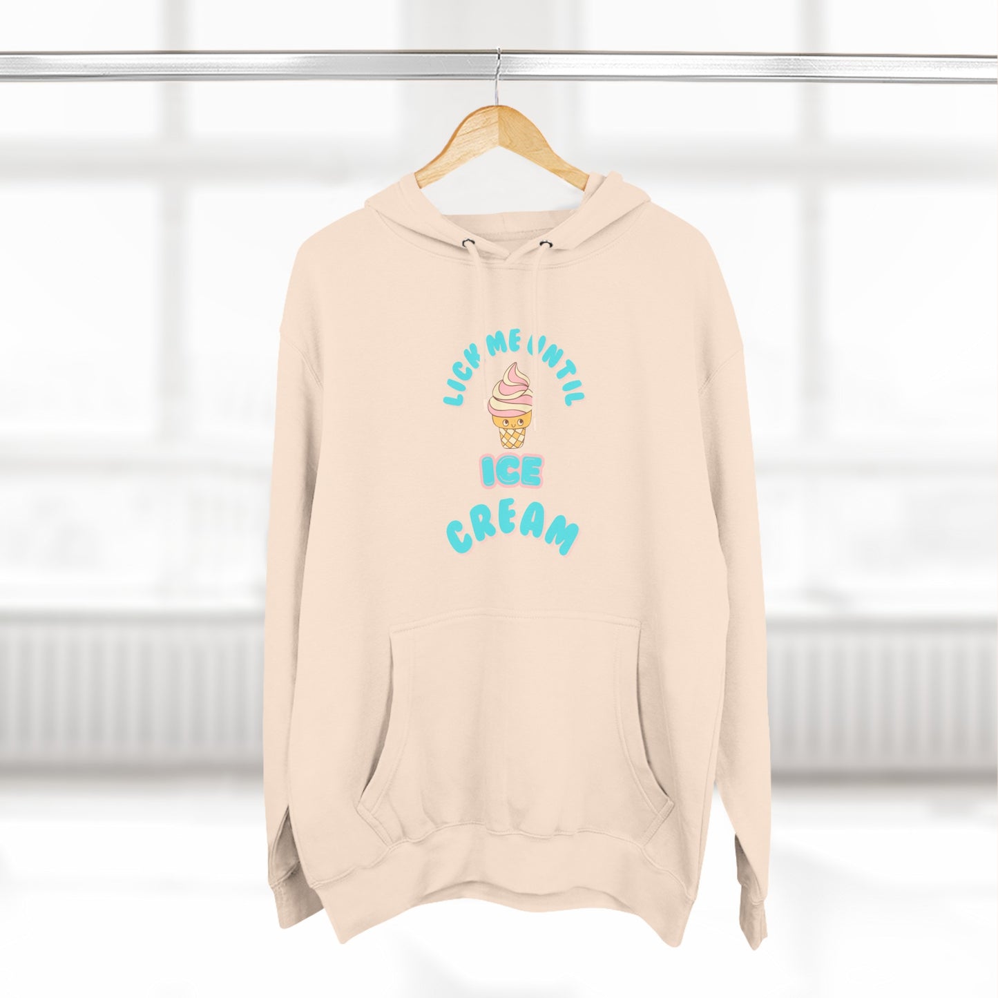 Locke Me Until Ice Cream Fleece Hoodie