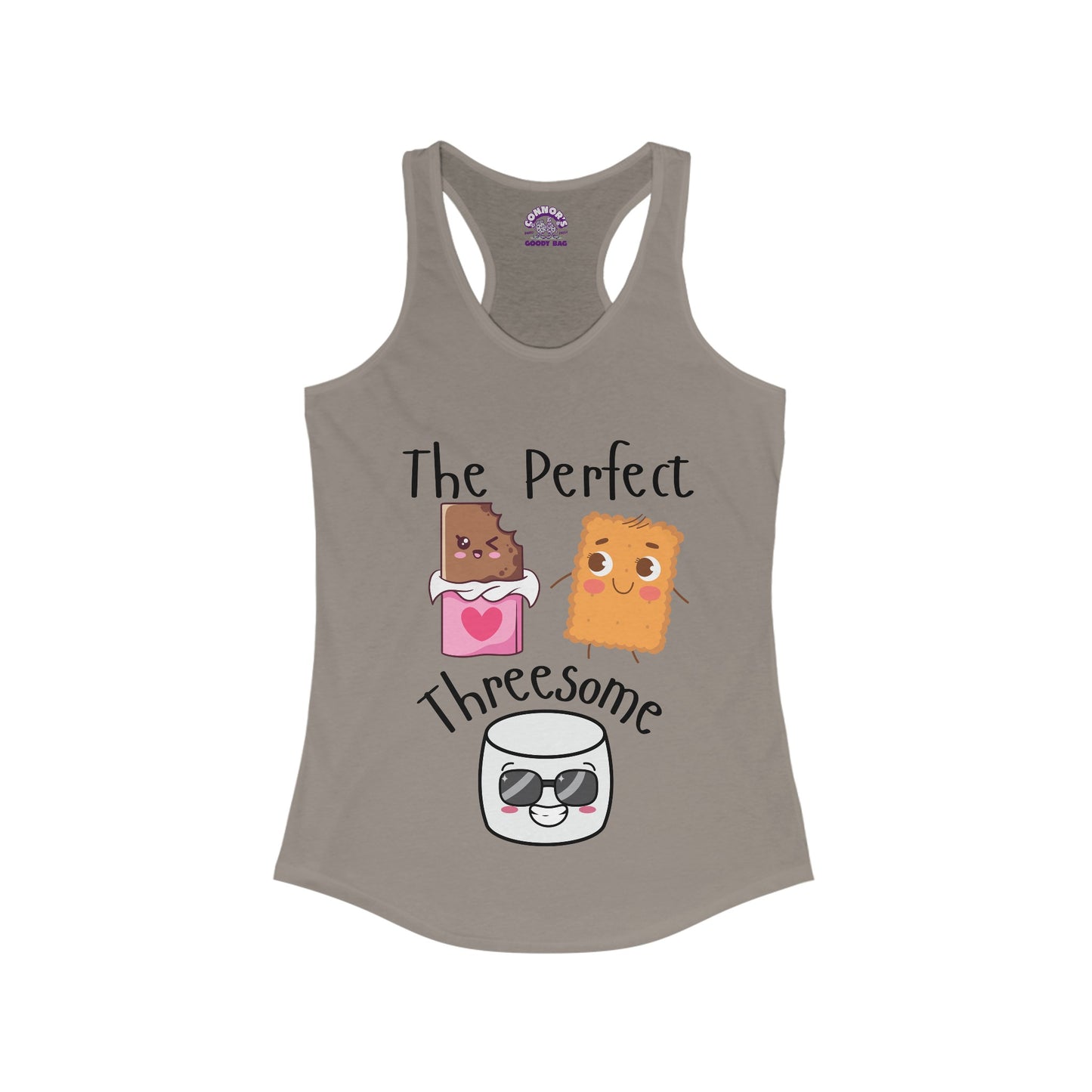 The Perfect Threesome- S'mores Racerback Tank