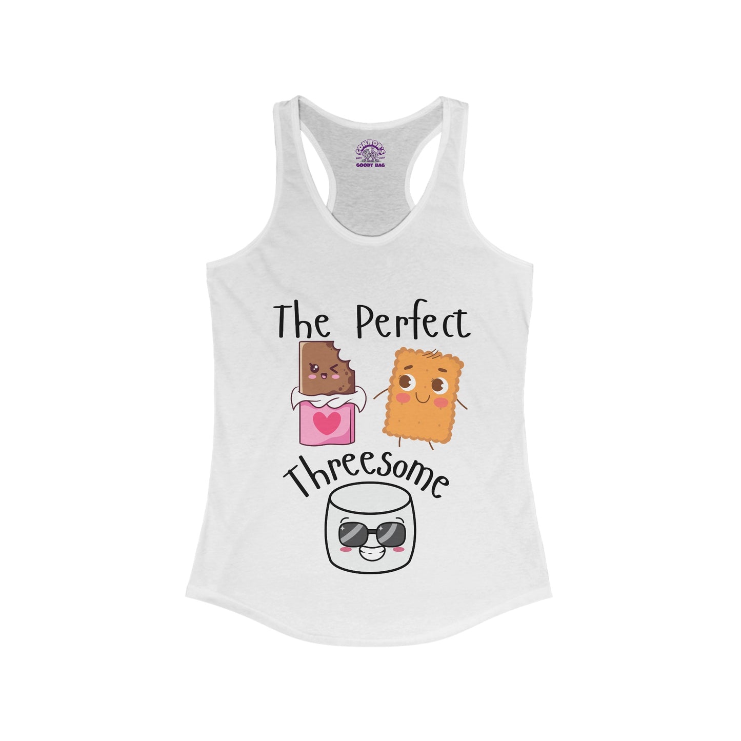 The Perfect Threesome- S'mores Racerback Tank